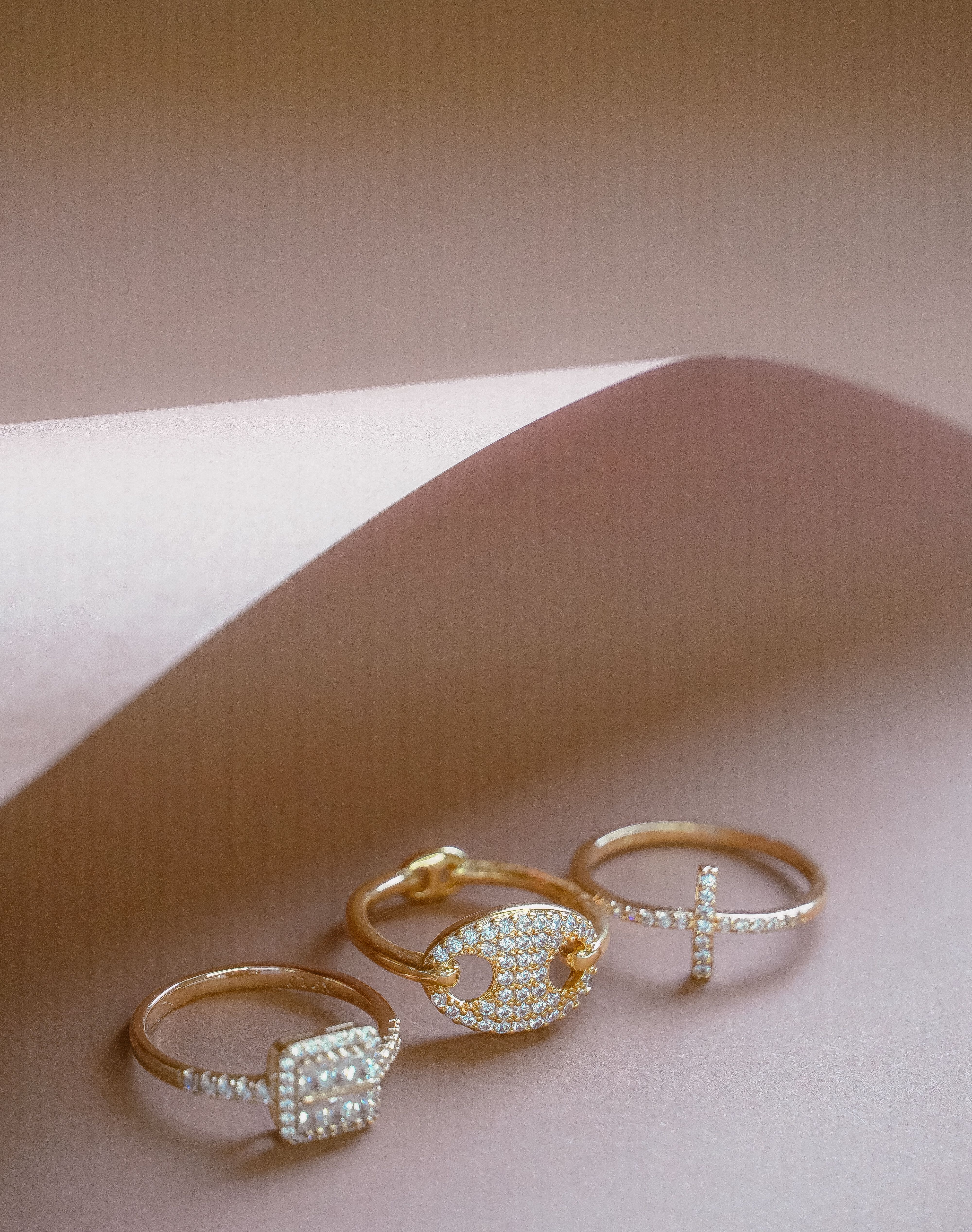 Crescent Hoop Earrings